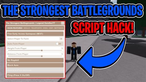 scripts for the strongest battlegrounds